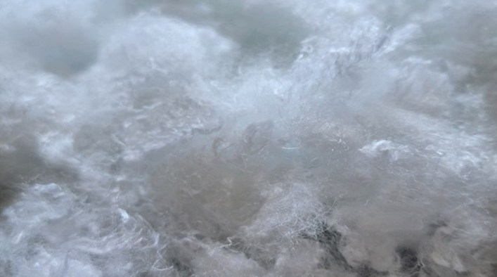 Fibres en bourre
