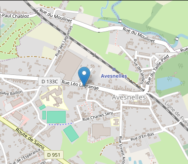 Localisation de l'usine Filature de l'Avesnois à Avesnelles